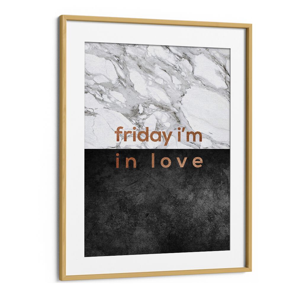 Stylish FRIDAY I'M IN LOVE, QUOTES poster by Orara Studio, perfect for uplifting your space with creativity and motivation.