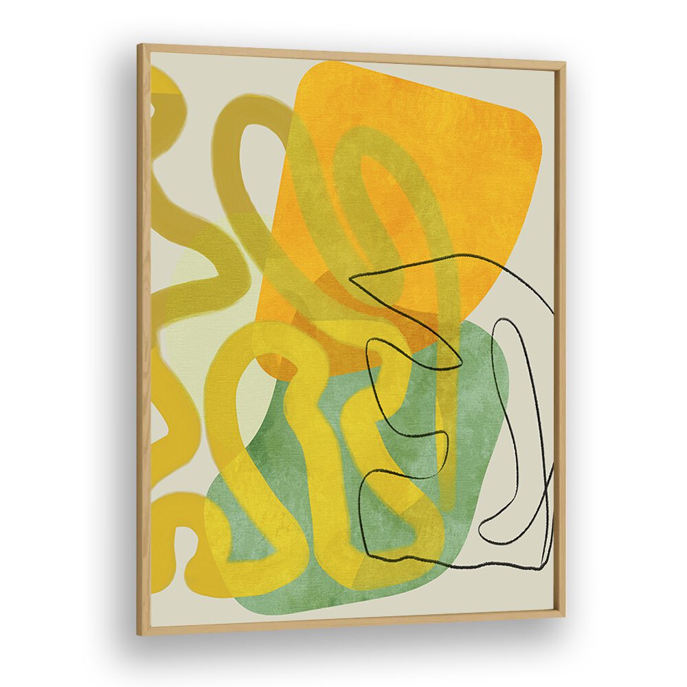 Colorful abstract painting "PAINTED LINES VIII KOPIE," perfect for transforming your space with modern art.