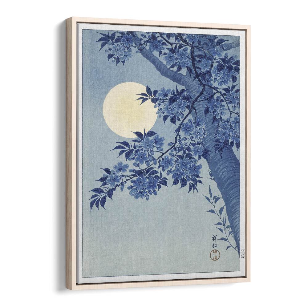 Ohara Koson painting - BLOSSOMING CHERRY ON A MOONLIT NIGHT (CA. 1932) by Asianmonk