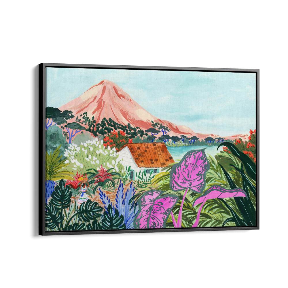 Vibrant Ometepe landscape paintings by Sarah Gesek bring nature's beauty to your home decor. Perfect for art lovers!