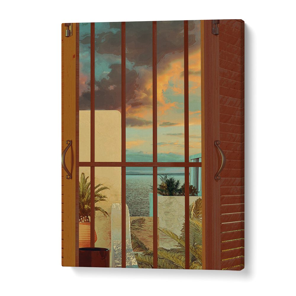 Open Window, Surreal Art Prints by Cosmo Zach features a captivating view with elegance and creativity.