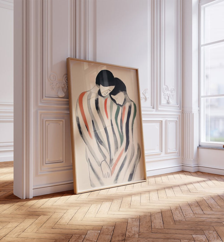 Elegant ORANGE SHADES GALLERY WALL art print enhancing a stylish living space, perfect for GALLERY WALLS decor.