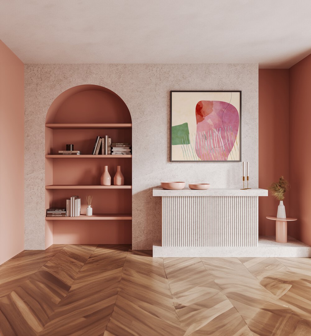 Transform your space with ORGANIC PAINTED KOPIE XI, ABSTRACT PAINTINGS by Ana Rut Bre, showcasing unique abstract charm.