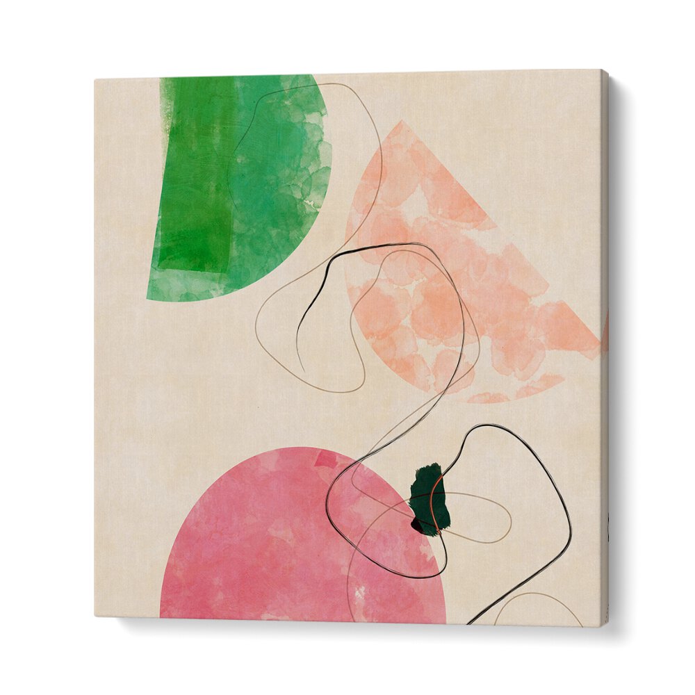 Abstract beauty of ORGANIC PAINTED KOPIE XII, ABSTRACT PAINTINGS by Ana Rut Bre, adding flair to any space.