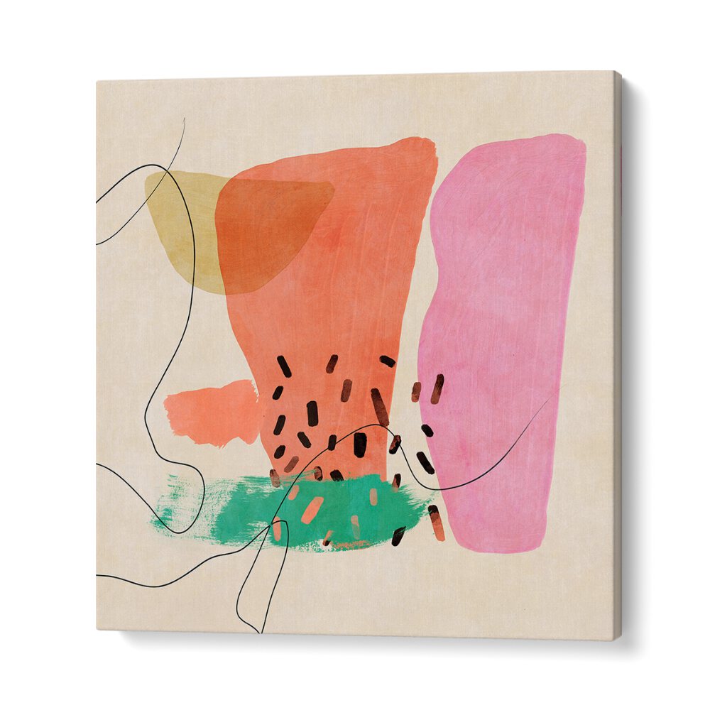 Vibrant ORGANIC PAINTED KOPIE XIII, ABSTRACT PAINTINGS by Ana Rut Bre, perfect for transforming your living space.