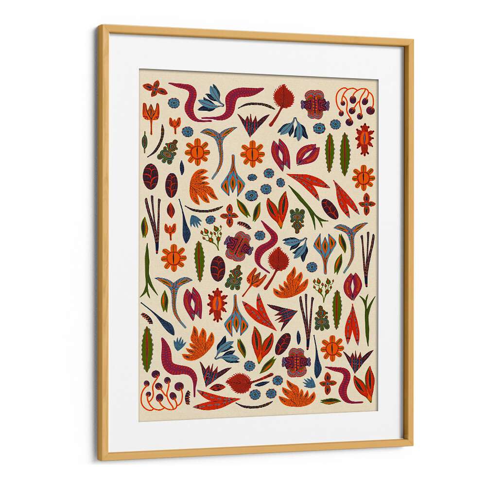 Beautifully framed ORNAMENTS , FLORAL FLOWER PAINTINGS add elegance to your space with vibrant botanical designs.