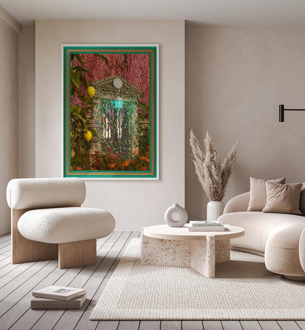 Vibrant Over Growth, Surreal Art Prints by Cosmo Zach, enhancing modern living spaces with imaginative elegance.