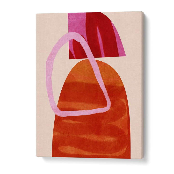 Vibrant "Painted Lines Kopie," an abstract painting by Ana Rut Bre, adds modern elegance to any space.