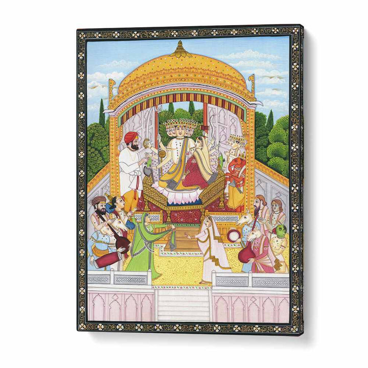 PANCHMUKHI SHIVA, INDIAN ART PAINTINGS showcase Lord Shiva's divine essence through vibrant, intricate details.