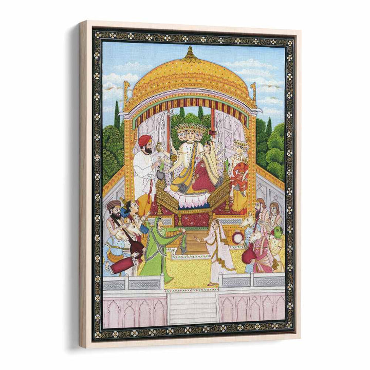 PANCHMUKHI SHIVA, INDIAN ART PAINTINGS showcase Lord Shiva’s five iconic faces in stunning detail and vibrant colors.