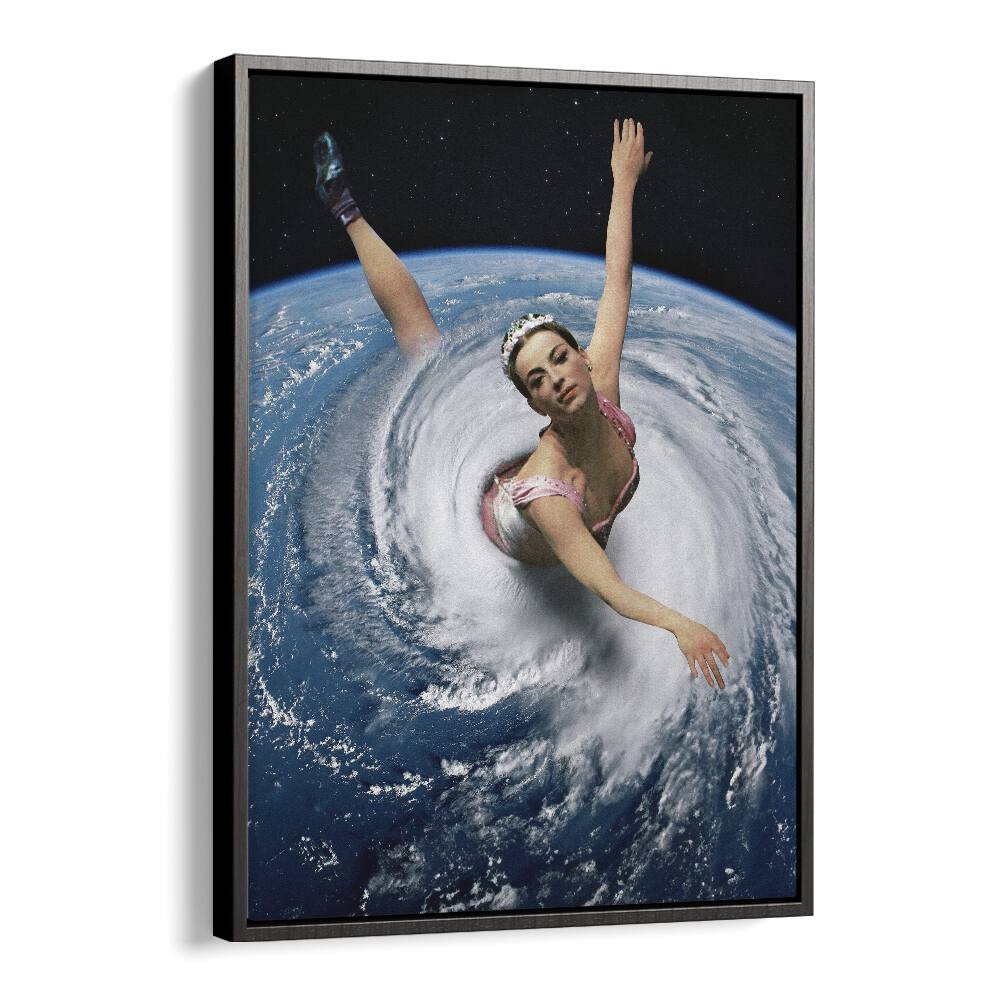 Experience the magic of PANDEMONIUM PIROUETTE, SURREAL ART PRINTS, a captivating artwork by Vertigo Artography.