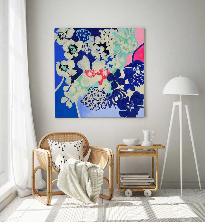 Brighten your space with PAPER FLORAL, FLORAL FLOWER PAINTINGS showcasing vibrant blooms in elegant decor.