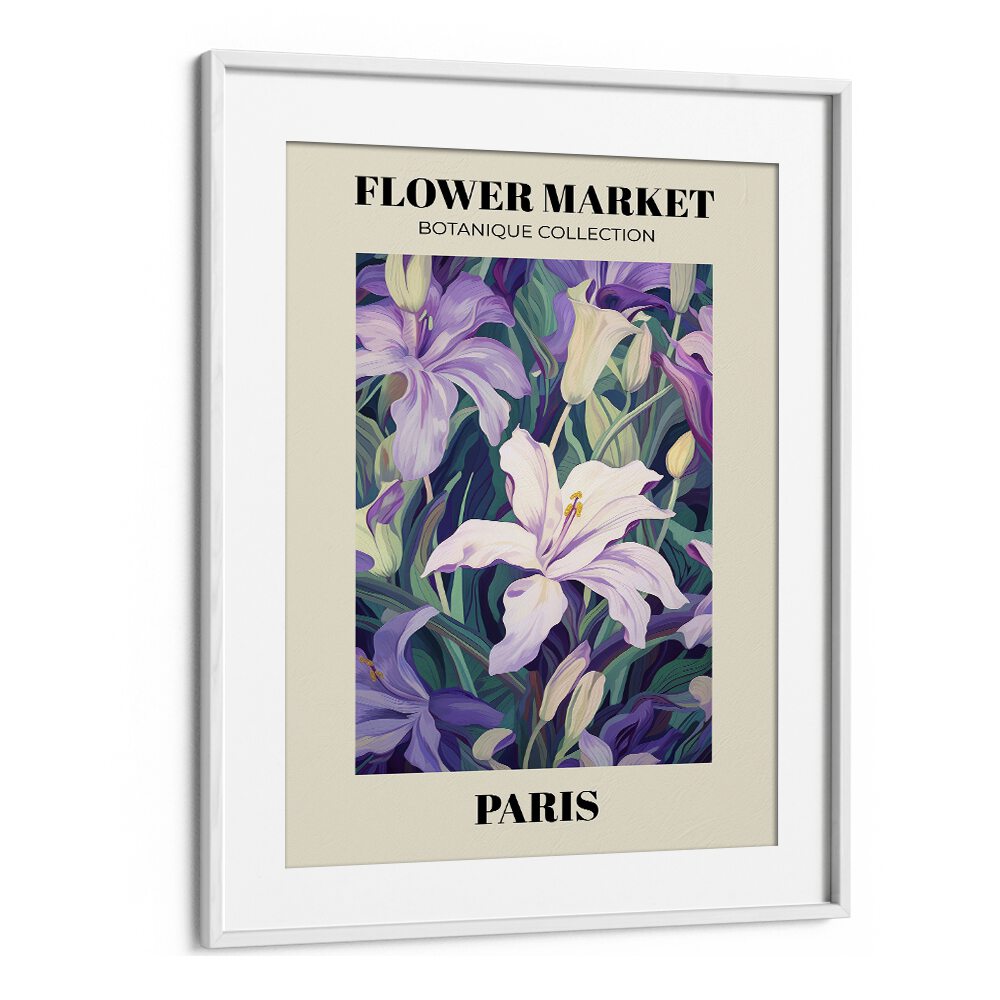 Vibrant PARIS- FLOWER MARKETO, FLORAL FLOWER PAINTINGS art print by Emel Tunaboylu, enhancing your living space.