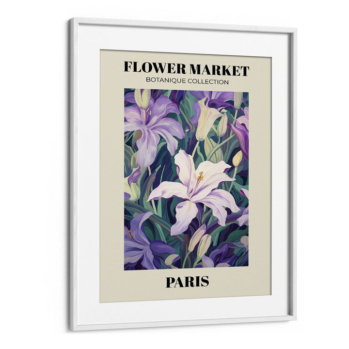 Vibrant PARIS- FLOWER MARKETO, FLORAL FLOWER PAINTINGS art print by Emel Tunaboylu, enhancing your living space.