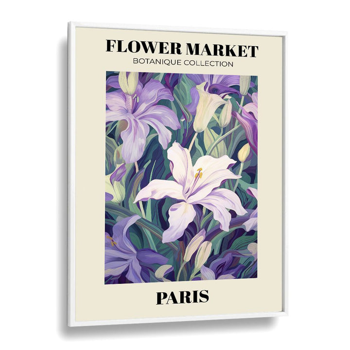 Elegant PARIS- FLOWER MARKETO, FLORAL FLOWER PAINTINGS featuring vibrant blooms, perfect for enhancing any space.