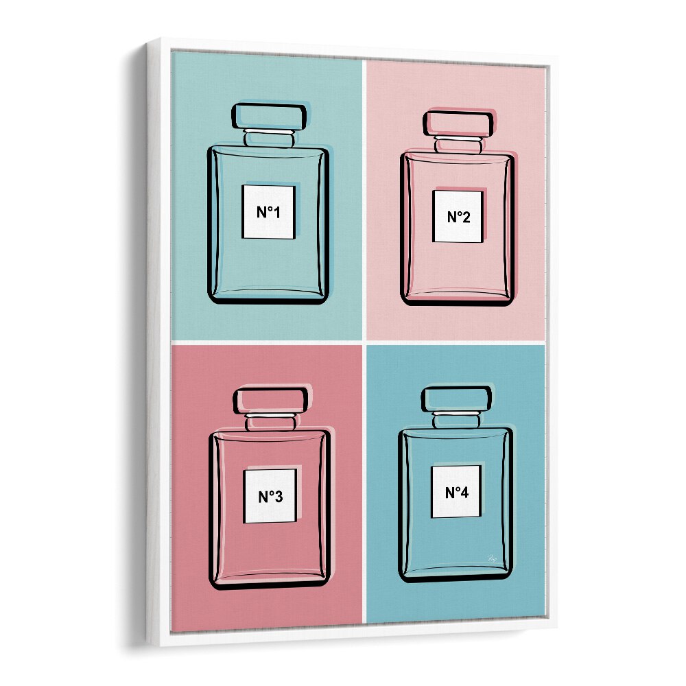 Elegant PASTEL PERFUMES, FASHION POSTERS artwork by Martina, perfect for transforming your space with style.