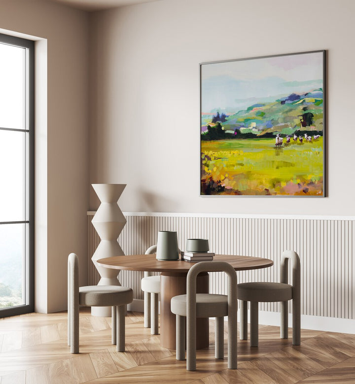Transform your space with PASTURE, LANDSCAPE PAINTINGS, showcasing vibrant colors and serene landscapes.