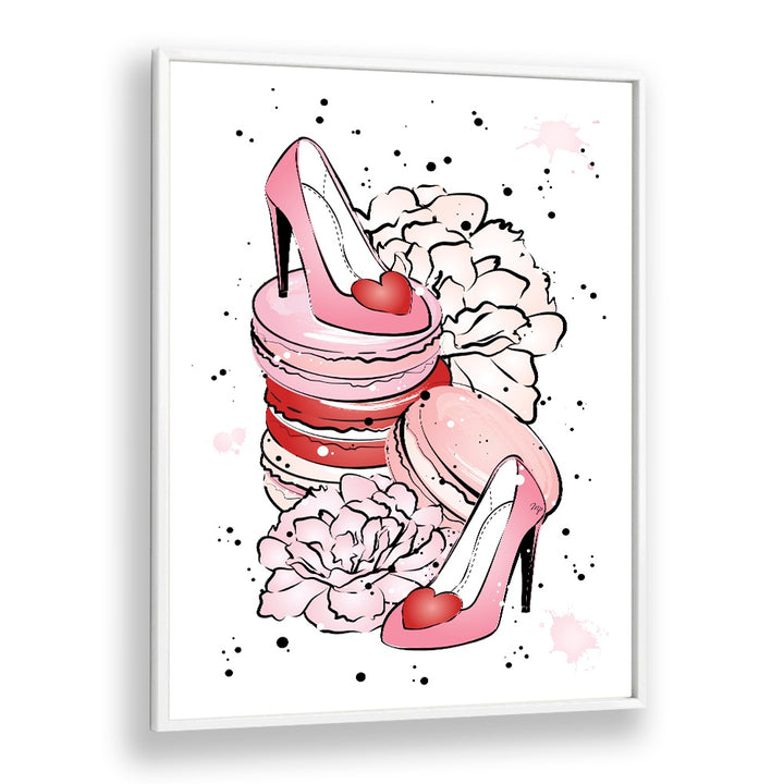Stylish PEONY HEELS fashion poster by Martina, showcasing elegant heels and floral designs for chic decor.