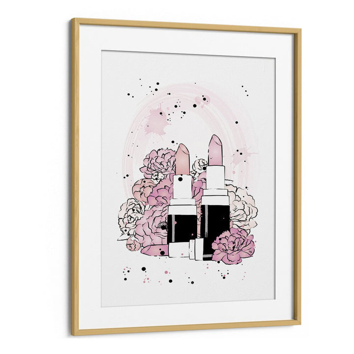 Elegant PEONY LIPSTICKS, FASHION POSTERS canvas print by Martina, perfect for enhancing your wall décor with style.