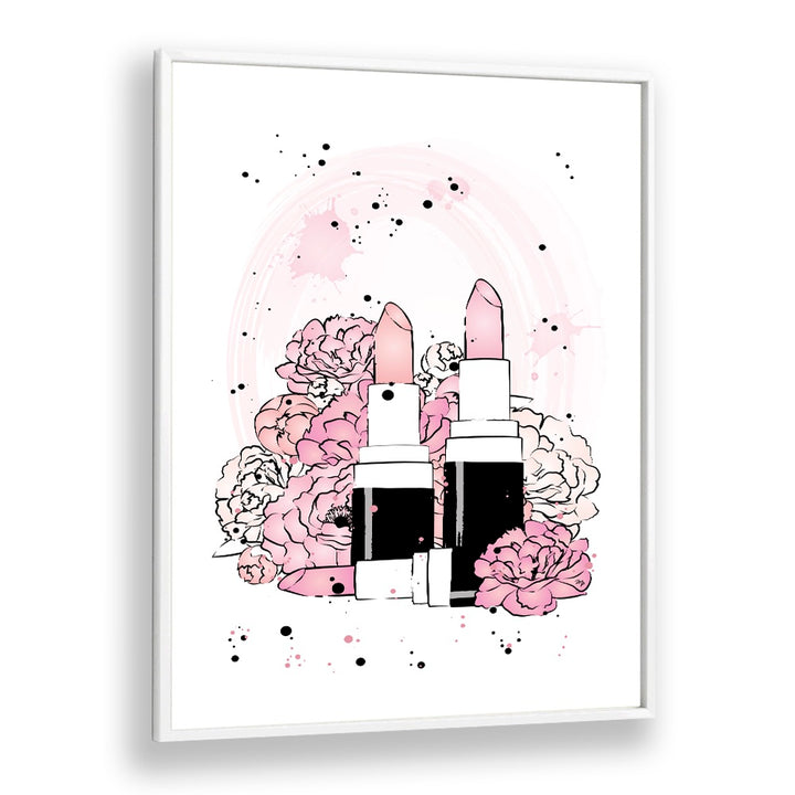 Stylish PEONY LIPSTICKS, FASHION POSTERS by Martina Fashion Paintings, perfect for chic wall décor.