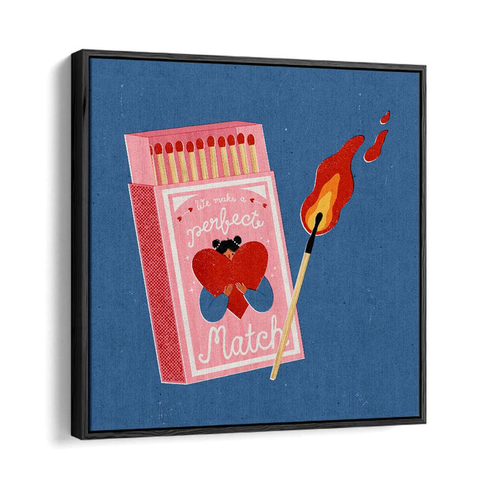 Stylish "Perfect Match" fashion poster by Julia Leister, adding elegance and vibrancy to your space. Perfect for decor!