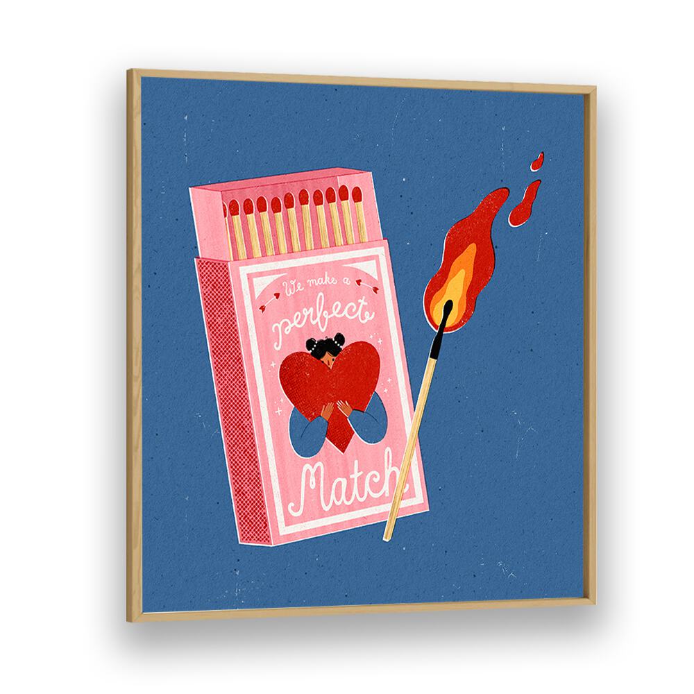 Vibrant "PERFECT MATCH, FASHION POSTERS" artwork by Julia Leister adds elegance and inspiration to any space.