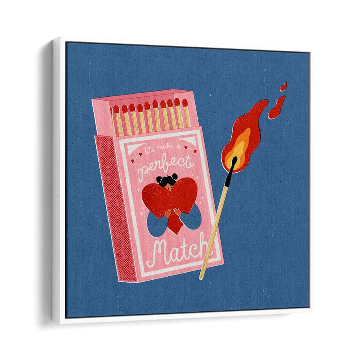 Bright and playful "Perfect Match" fashion poster by Julia Leister, perfect for elevating any room's decor.