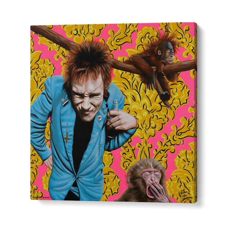 Transform your space with PERMANENT VACATION, CARTOON ART by Christian Beijer, a vibrant expression of creativity.