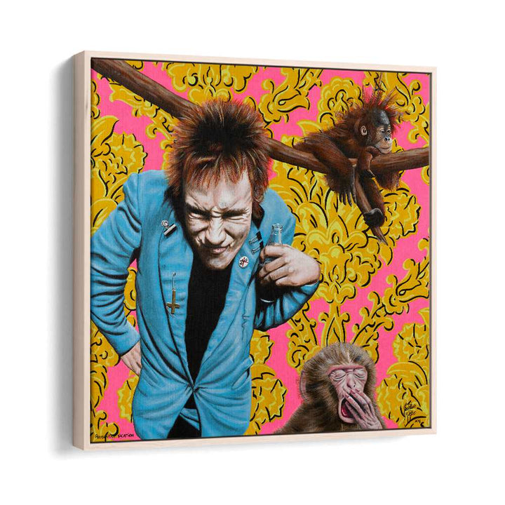 Bright and whimsical PERMANENT VACATION, CARTOON ART by Christian Beijer, perfect for creative home decor.