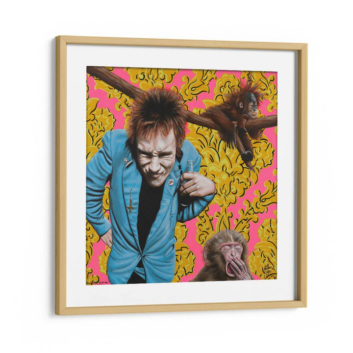 "PERMANENT VACATION, CARTOON ART by Christian Beijer adds vibrant creativity to any space with its playful design."