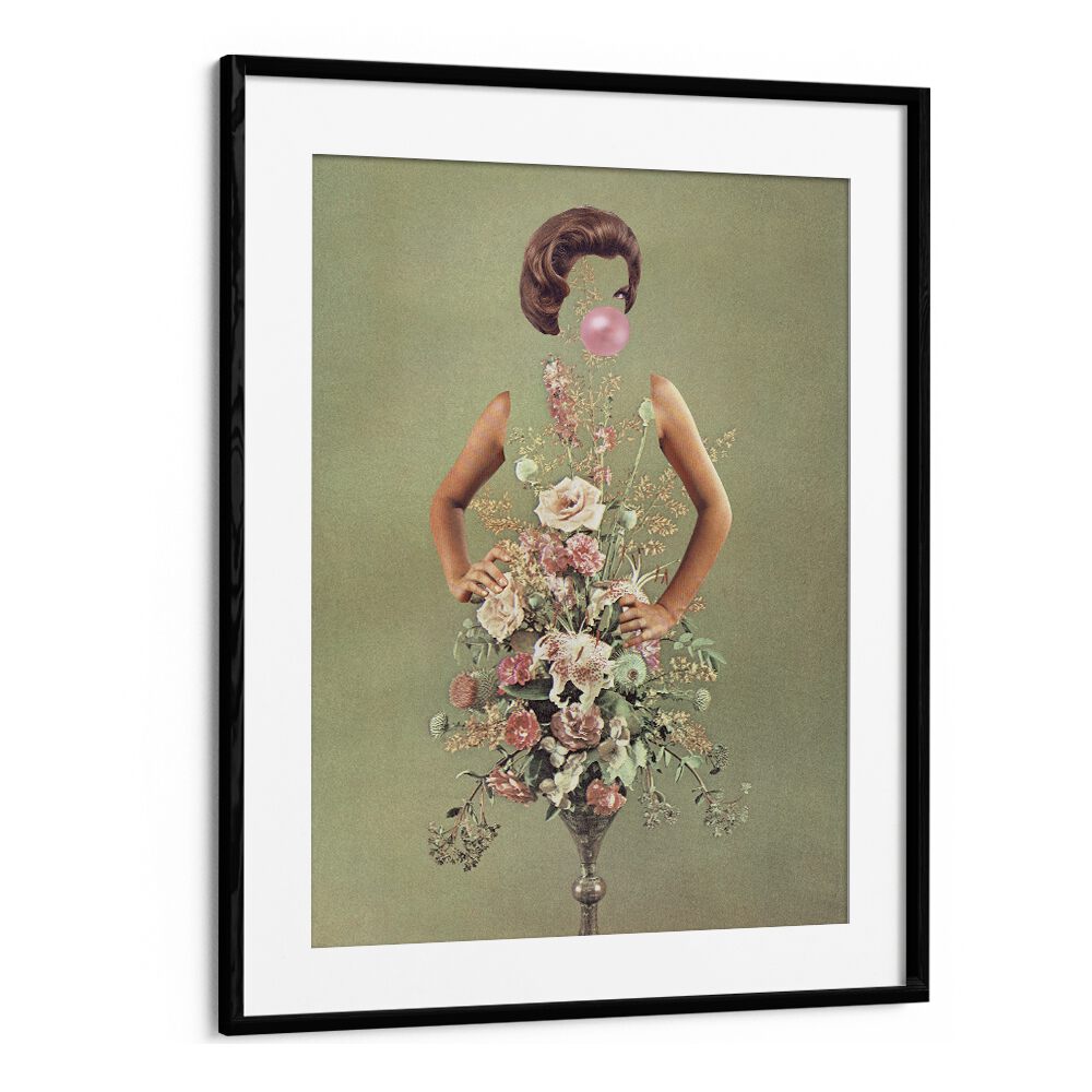 Petal Skirt and Pink Pop Surreal Painting brings vibrant surreal art to life with striking floral elements.