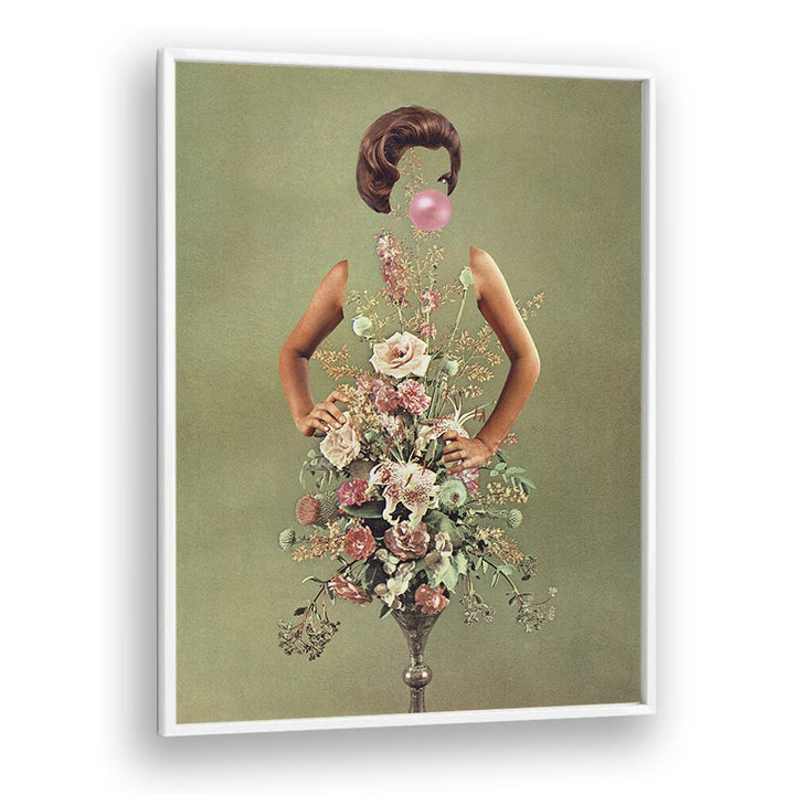 Petal Skirt and Pink Pop Surreal Painting captures vivid surrealism, perfect for any art lover's collection.