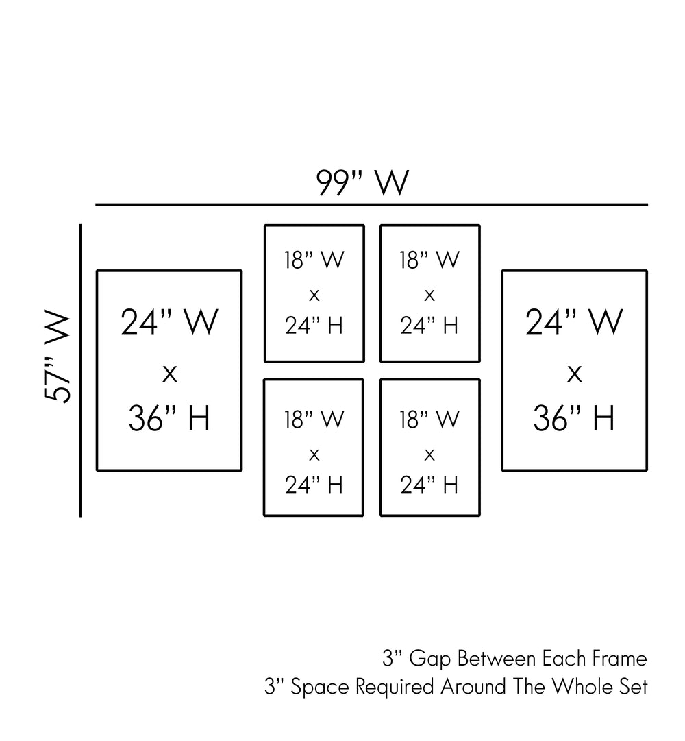 Petra Lidze Gallery Wall dimensions and layout guide for stunning gallery walls in your home decor.