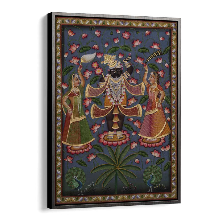 Exquisite PICHWAI ART V, INDIAN ART PAINTINGS featuring vibrant colors and intricate craftsmanship for your decor.