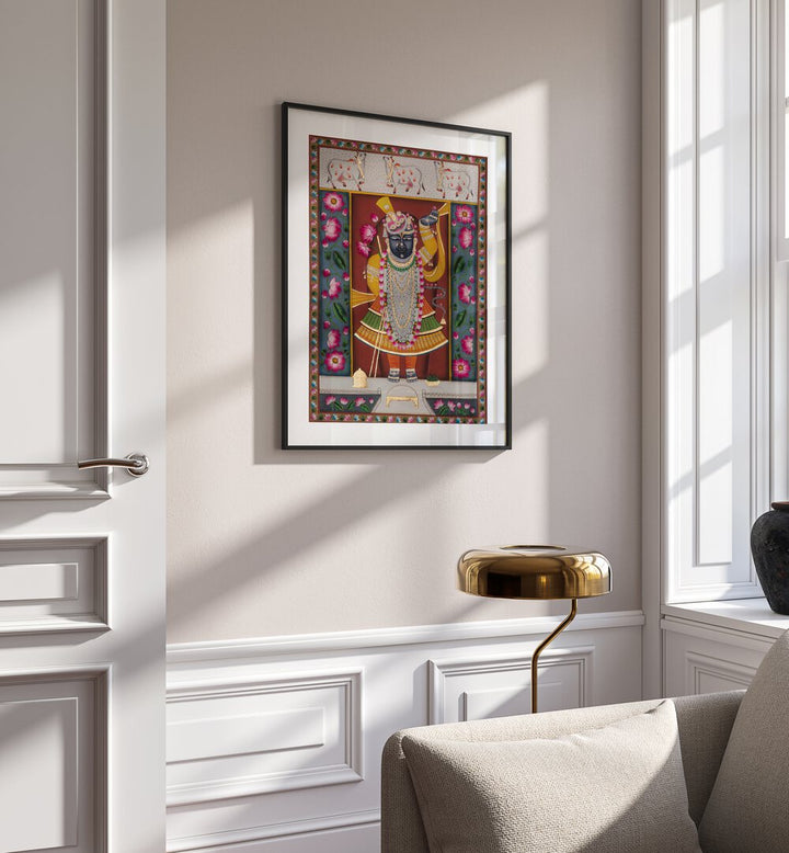 Vibrant PICHWAI I, INDIAN ART PAINTINGS showcasing rich Indian heritage, perfect for enhancing your decor.