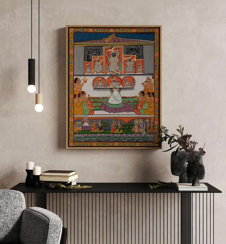 PICHWAI II, INDIAN ART PAINTINGS showcase vibrant cultural heritage in breathtaking artistry and detail.
