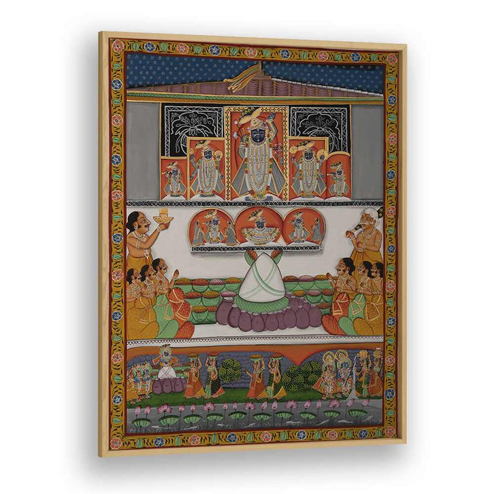 Explore the beauty of PICHWAI II, INDIAN ART PAINTINGS, showcasing vibrant cultural heritage in captivating detail.