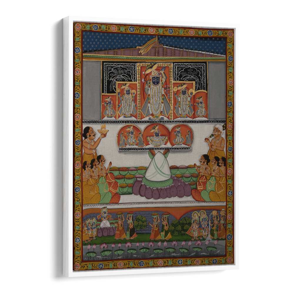Vibrant PICHWAI II, INDIAN ART PAINTINGS showcasing India's rich cultural heritage and artistry in every detail.
