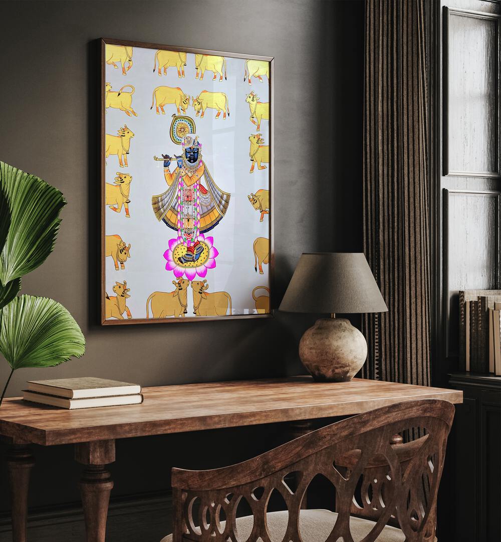 PICHWAI PAINTINGS II, INDIAN ART PAINTINGS showcase vibrant craftsmanship and storytelling from India’s rich heritage.