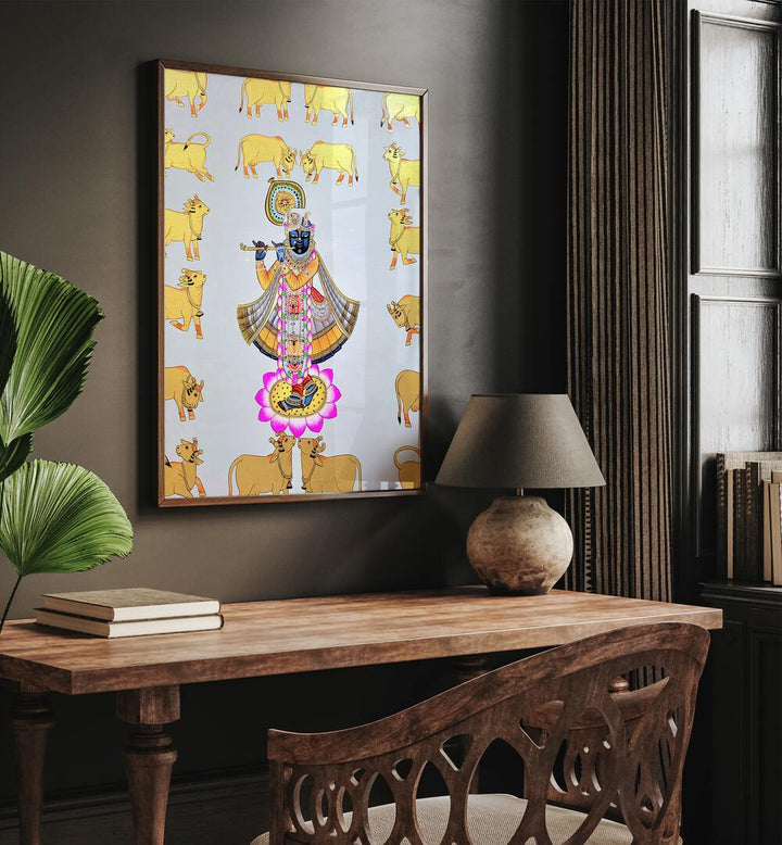 PICHWAI PAINTINGS II, INDIAN ART PAINTINGS showcase vibrant craftsmanship and storytelling from India’s rich heritage.