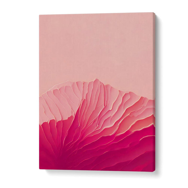 Pink Coral Fashion Art Artwork in Gallery Wrap