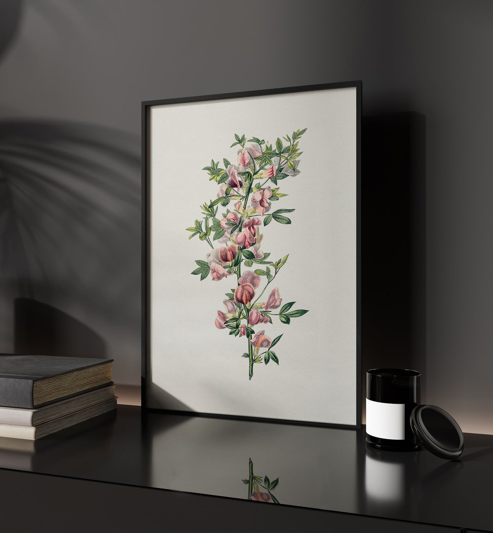 Elegant PINK FLOWER II, FLORAL FLOWER PAINTINGS, perfect for adding charm to any space with whimsical blooms.