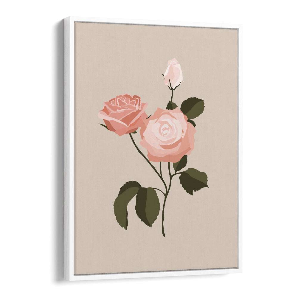 Experience elegance with PINK ROSE I, FLORAL FLOWER PAINTINGS, perfect for any space. A stunning botanical art print.