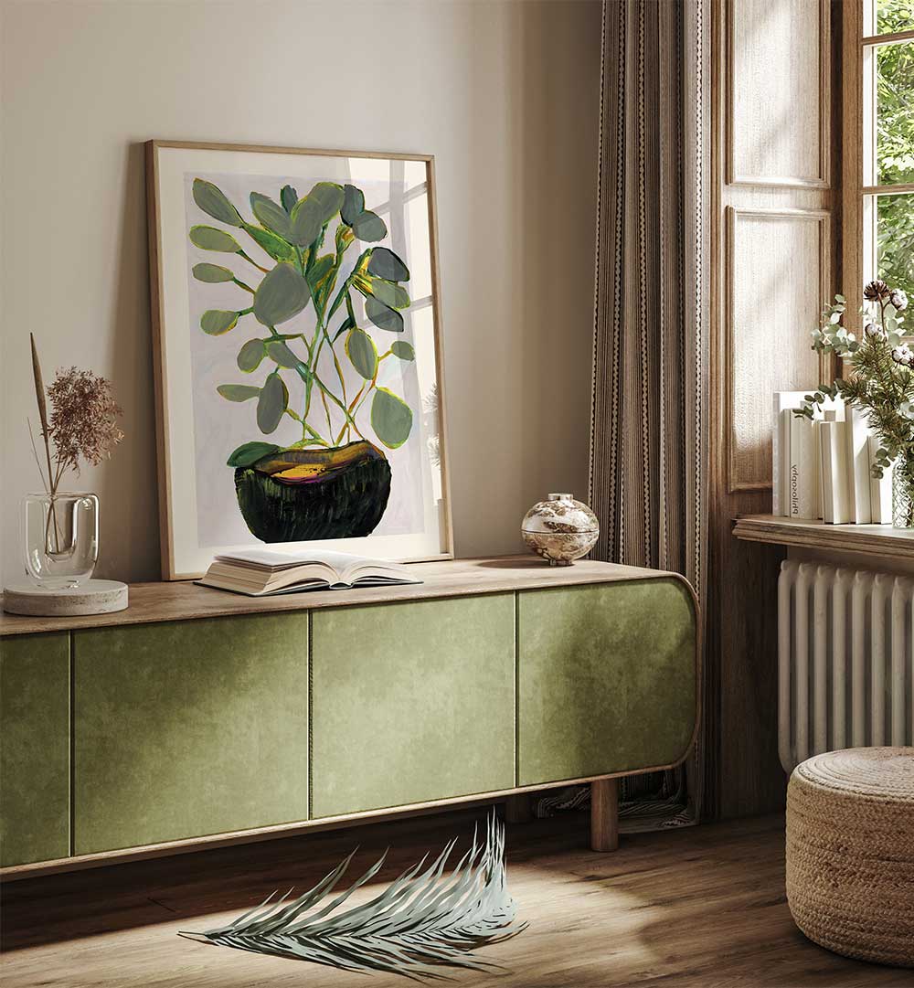 Vibrant PLANT II, FLORAL FLOWER PAINTINGS enhance your decor with nature's beauty and abstract floral artistry.