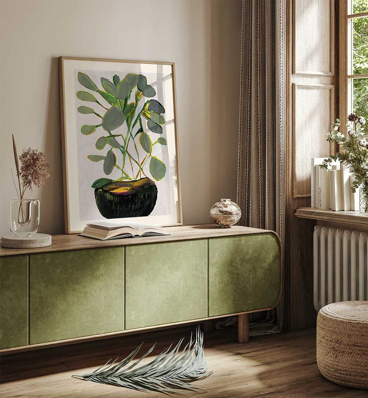 Vibrant PLANT II, FLORAL FLOWER PAINTINGS enhance your decor with nature's beauty and abstract floral artistry.