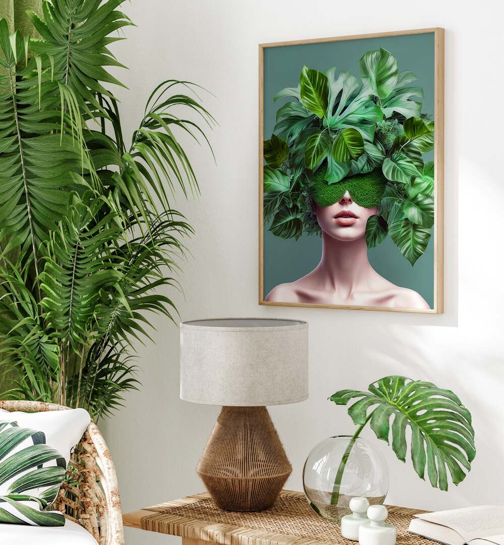 Enchanting PLANT LOVER III, SURREAL ART PRINTS, beautifully blending nature and imagination in your space.