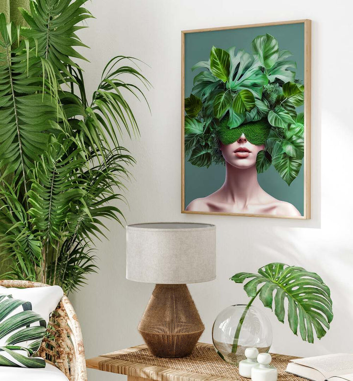 Enchanting PLANT LOVER III, SURREAL ART PRINTS, beautifully blending nature and imagination in your space.