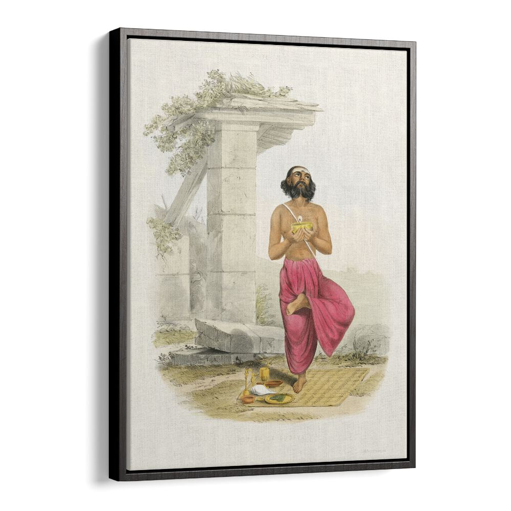Captivating POOJA TO SOORYA (SUN) INDIAN ART PAINTINGS showcasing devotion and spirituality in exquisite detail.