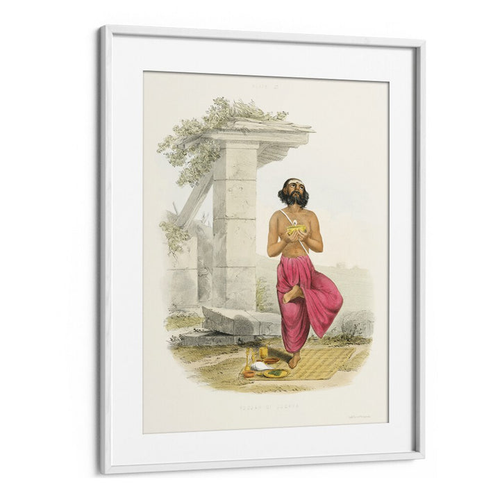 Captivating POOJA TO SOORYA (SUN) INDIAN ART PAINTINGS showcasing devotion and artistic heritage in a framed piece.