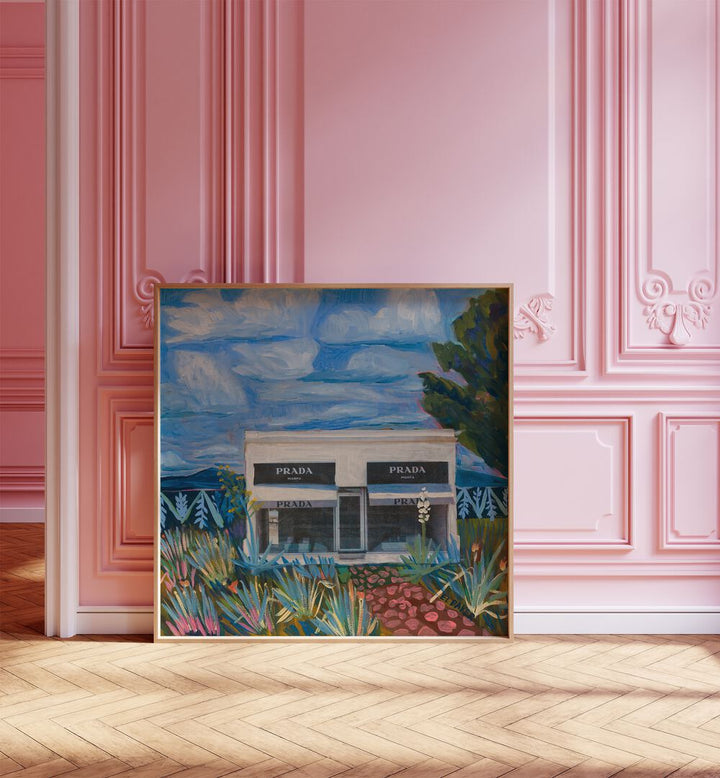 Elegant PRADA GARDEN, FASHION POSTERS by Eleanor Baker, blending art and style for a captivating decor statement.